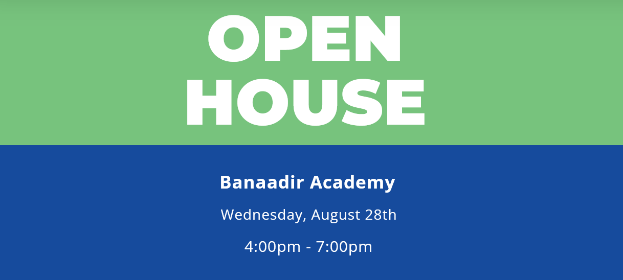 Welcome Back - Open House