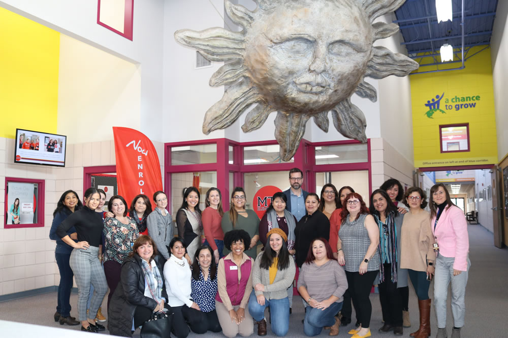 The Latinas Unidas Network held their monthly meeting at MTS Elementary School in November.
