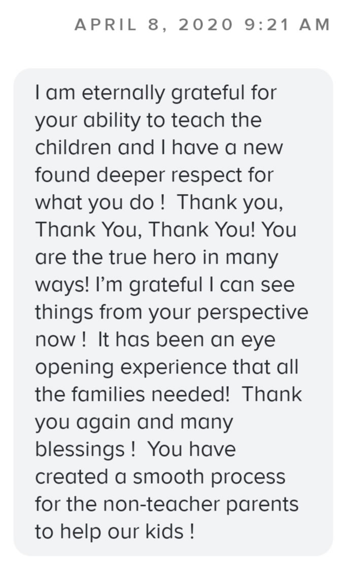 Appreciating Teachers