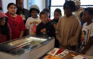 MTS Elementary and MTS Secondary students visited the DIVAS Makerspace in the Coliseum Building